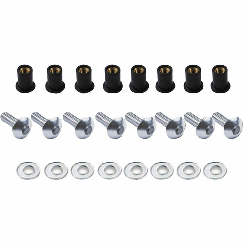 Kit screws dome anodized - 8,