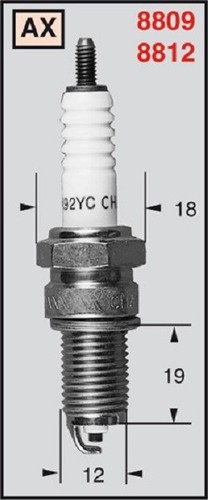 Champion spark plug honda - champion, gl