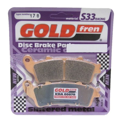 Goldfren s33 front - front, pads